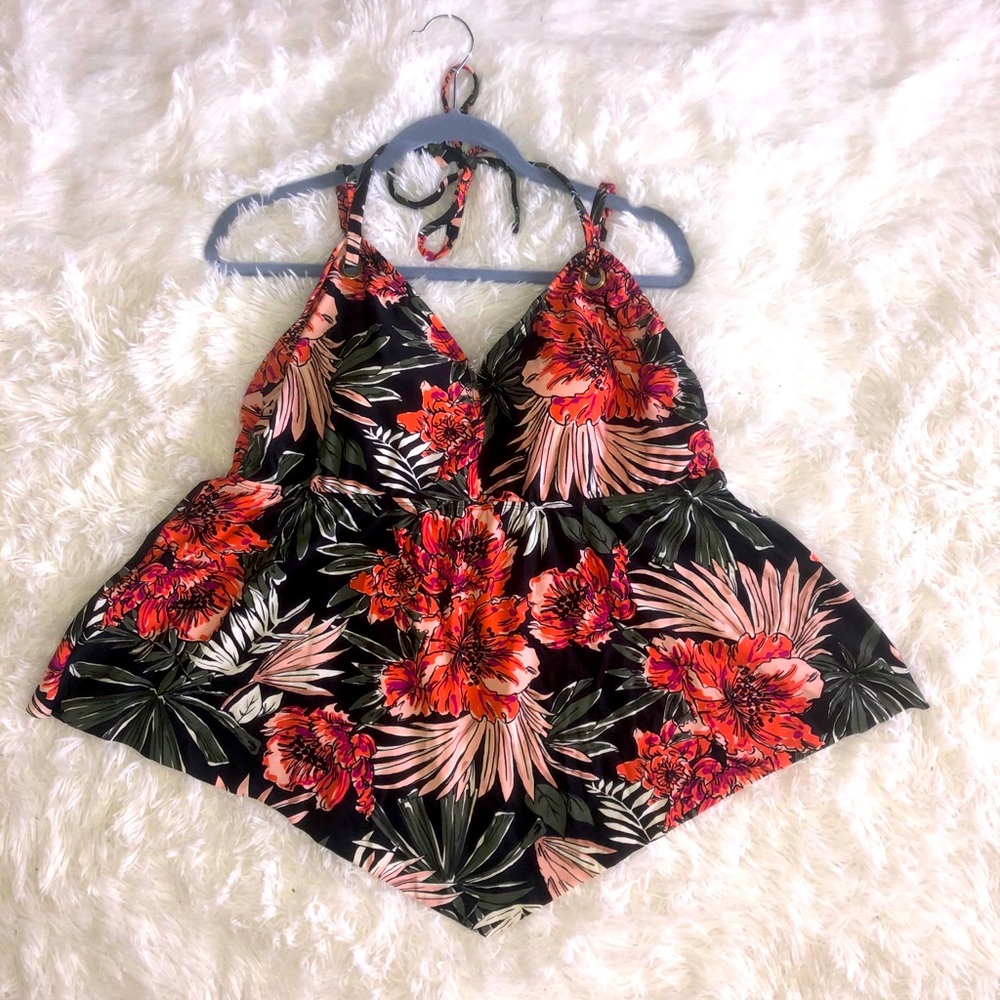 Handkerchief tankini top